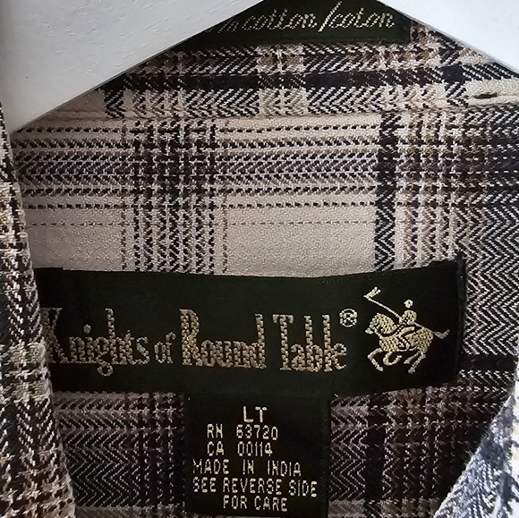 2 Knights of the Round Table Short Sleeve Shirt Large Tall - Set Of 2 Shirt - Picture 3 of 9